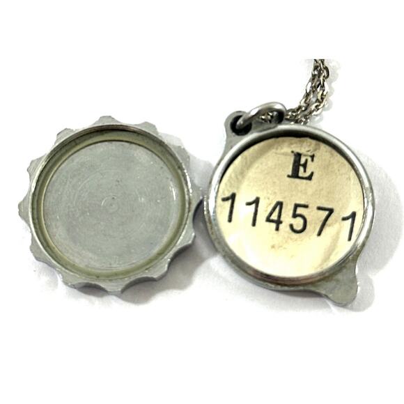 Vintage SOS Talisman Capricorn Zodiac Emergency Medical Necklace – England - Picture 4 of 5